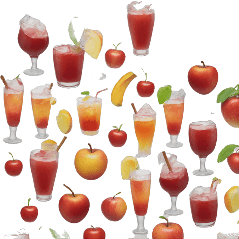 🍎 + 🍹 emoji