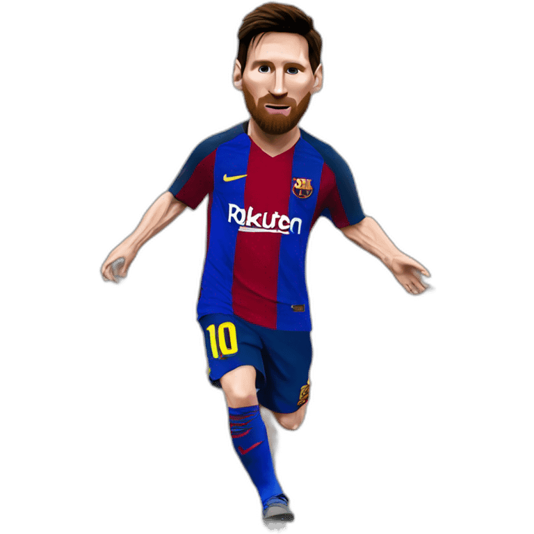 Lionel messi as a go emoji