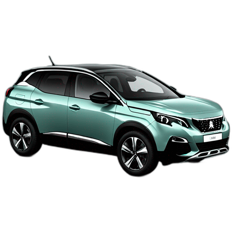 Peugeot 3008 gris amazonite emoji