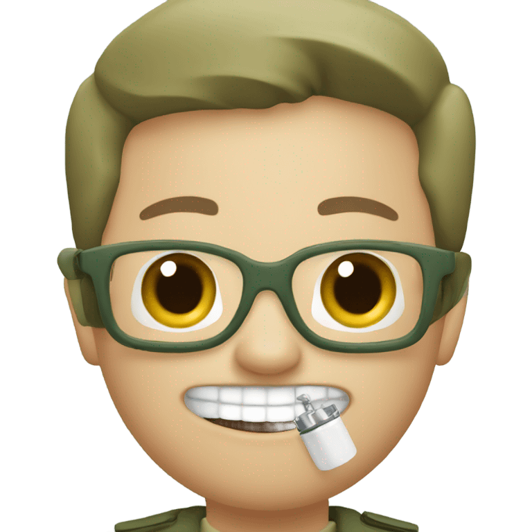 Army dentist emoji