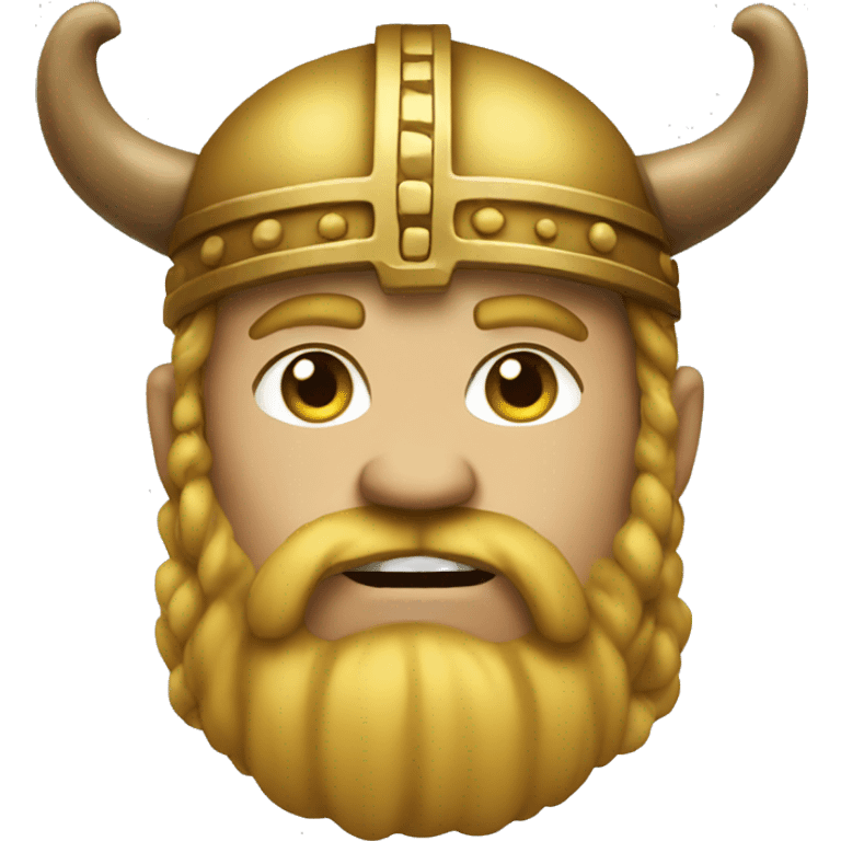 Gold Viking  emoji