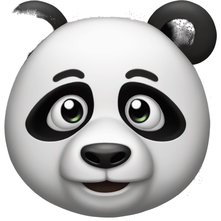 Panda animatronic emoji