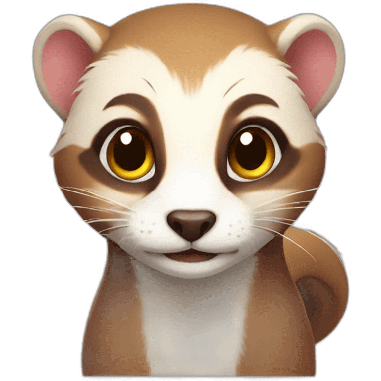 cute weasel emoji