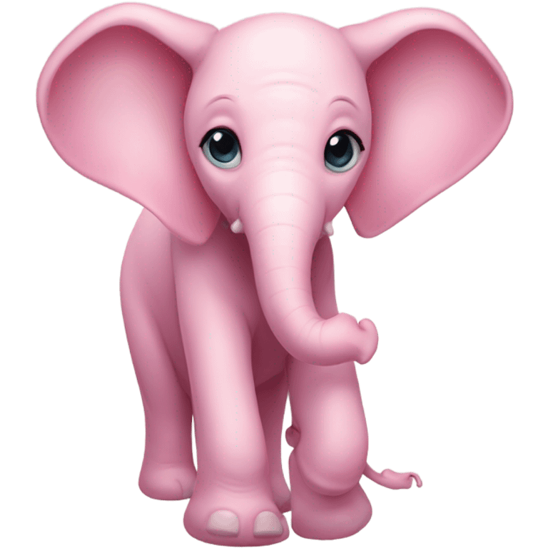 Pink elephant  emoji