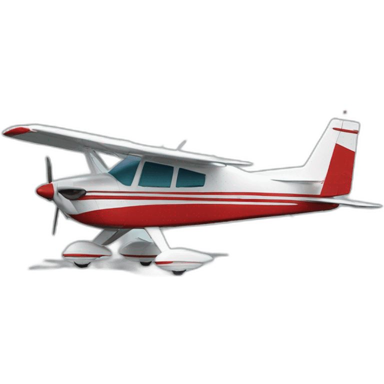 Real airplane cessna modelo 182 emoji