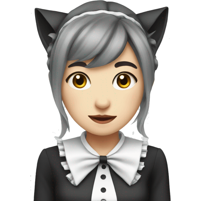 human cat maid  emoji