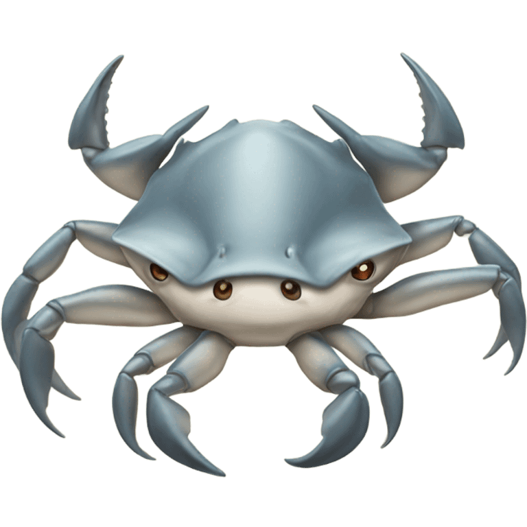 Shark crab emoji