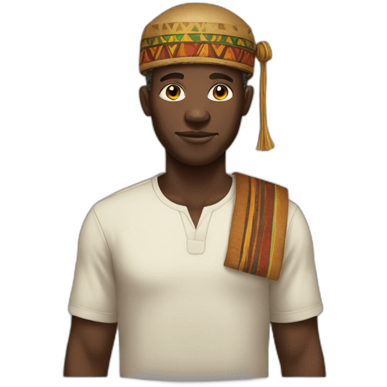 african man in traditional headgear emoji