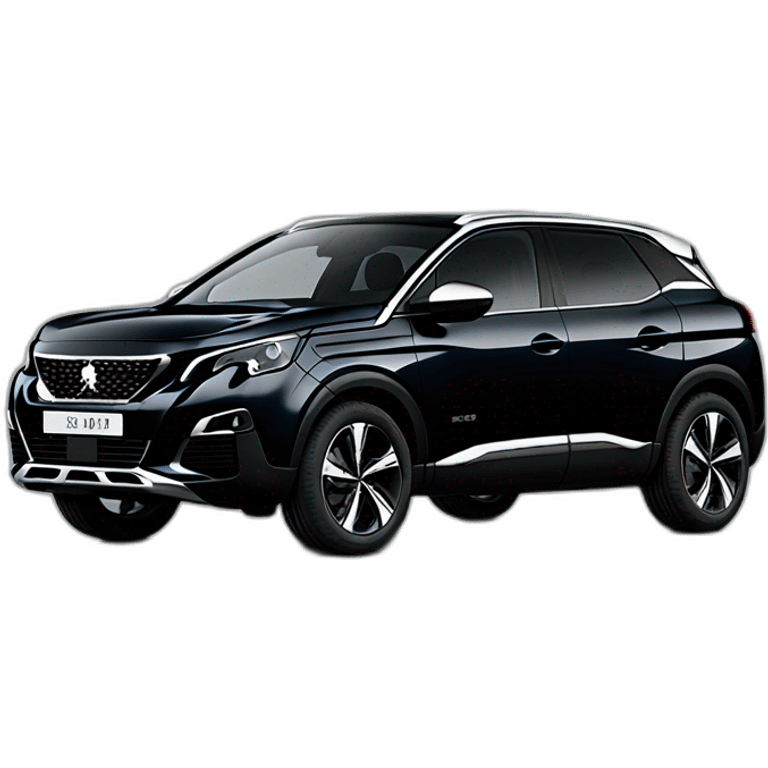 Peugeot 3008 gt line negro emoji