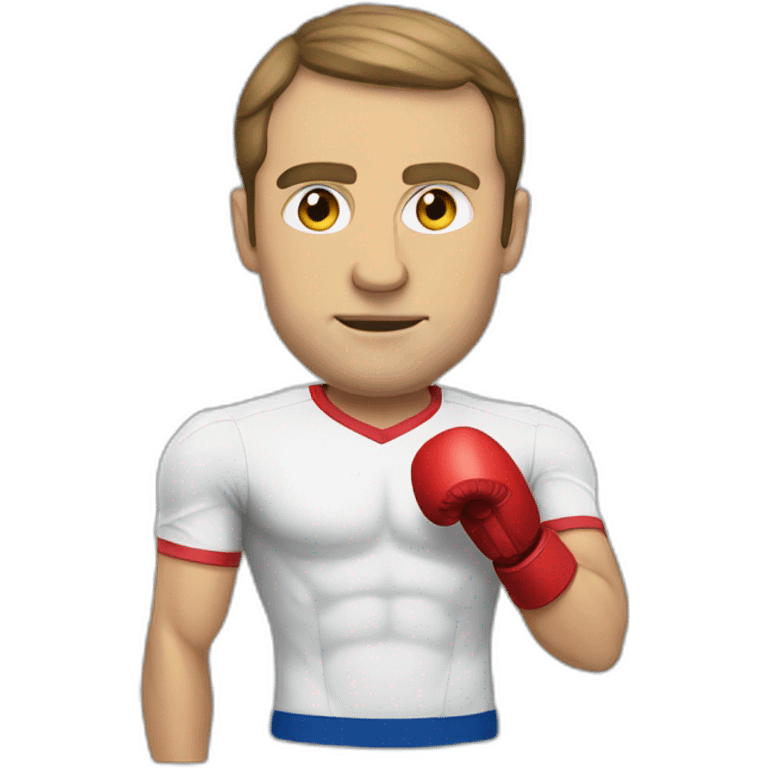 Macron boxeur emoji