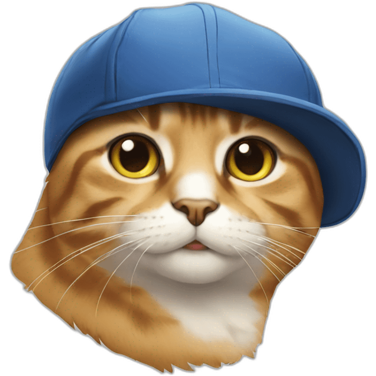 cat with cap emoji