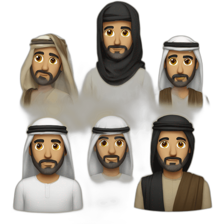 The past arab mans emoji