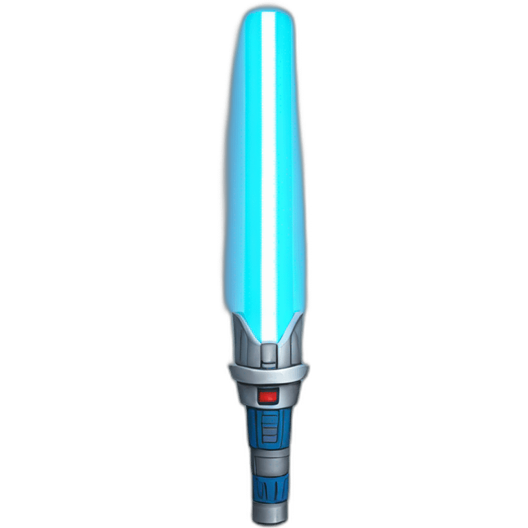 A lightsaber with a blue beam emoji