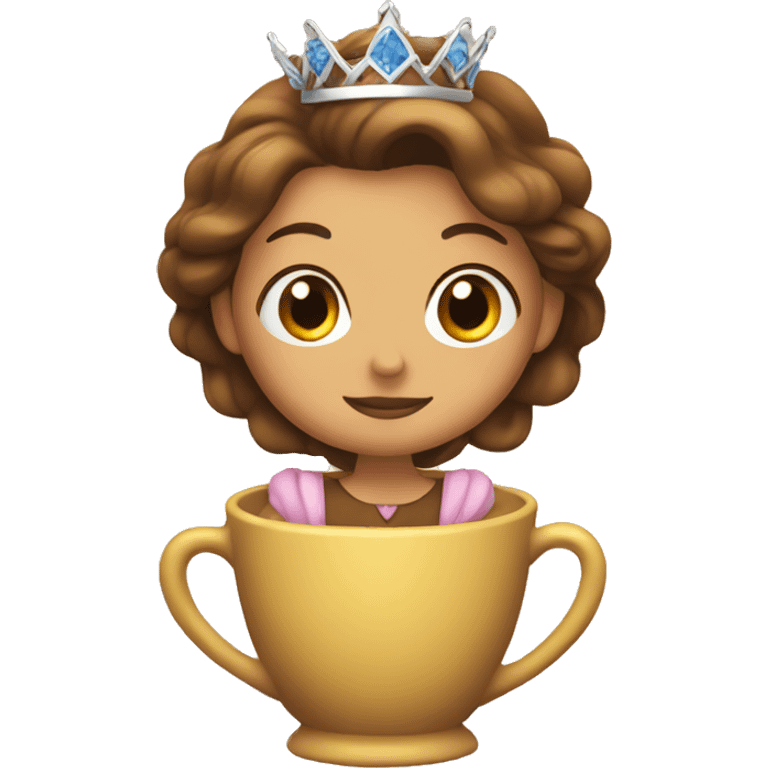 Princess in a cup emoji