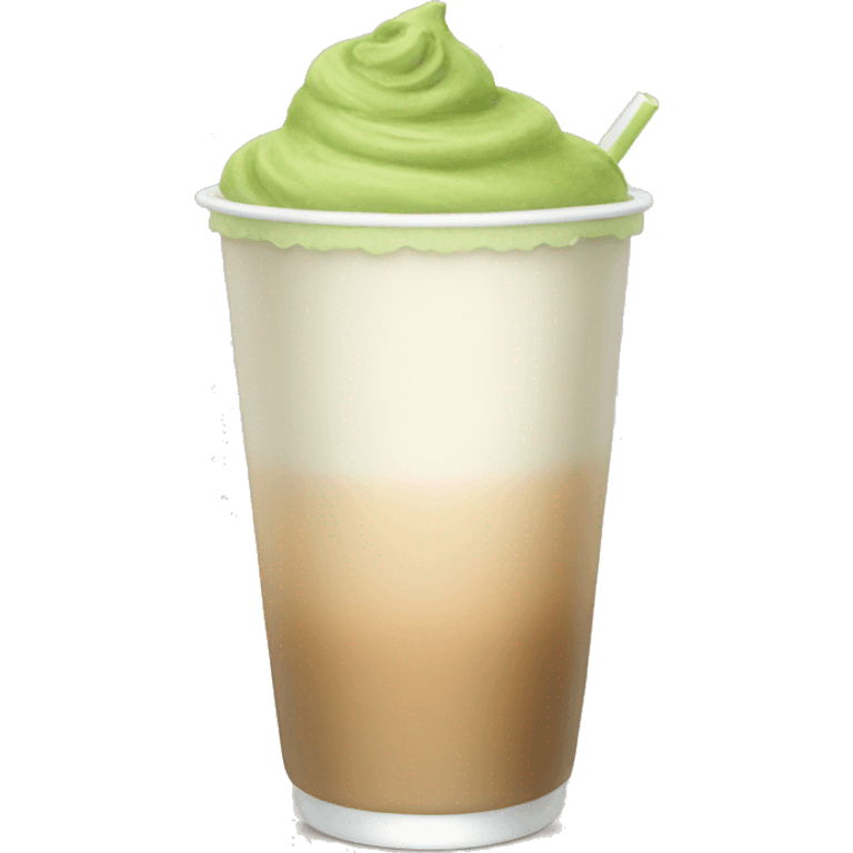 Milktea Matcha emoji