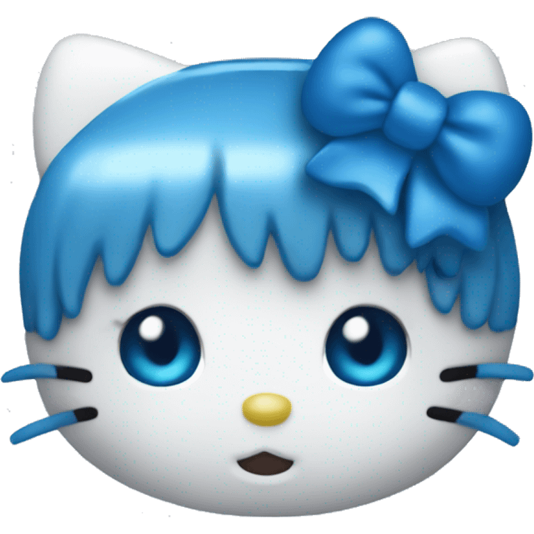 Hello kitty blue 💙 emoji