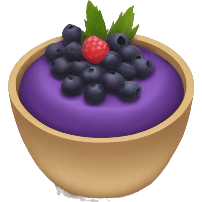 Acai bowl emoji