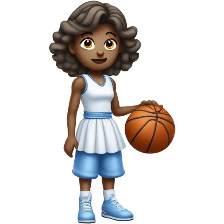 Cinderella playing basketball  emoji