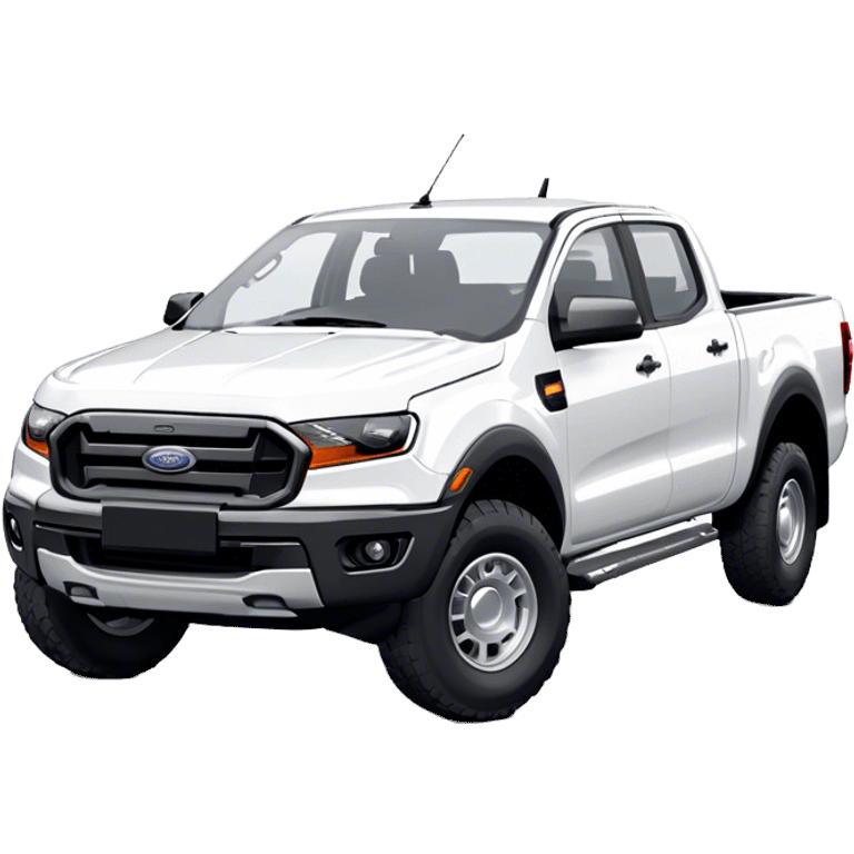 Ford Ranger - Ford (Model Year: 2022) (Iconic colour: White) emoji