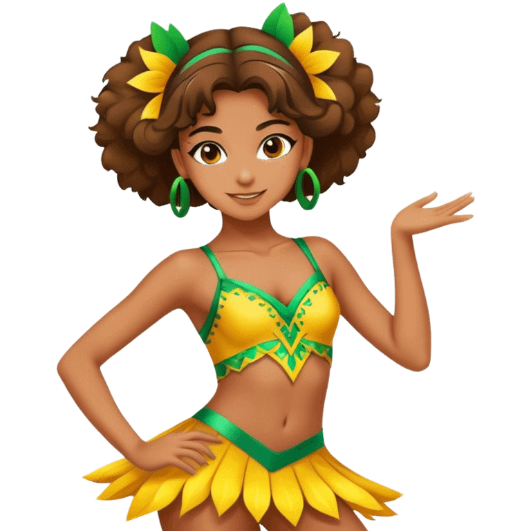 Brazilian Teen girl dance competition  emoji