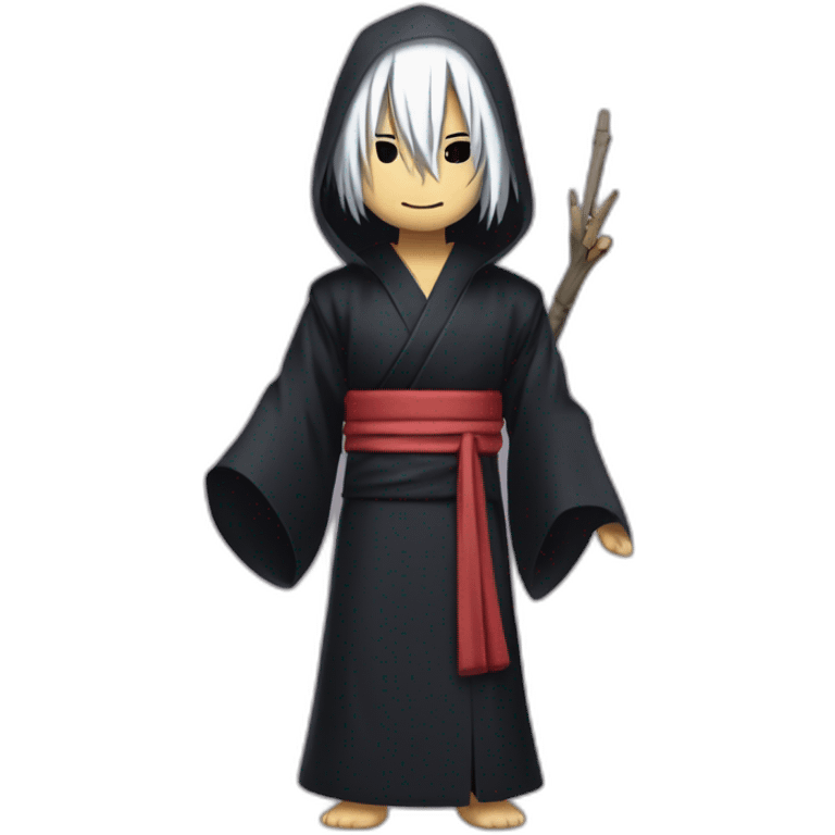 nagato akatsuki posing with peace sign emoji