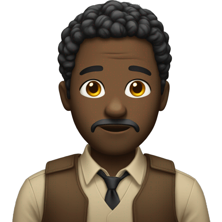 a black man questioning you emoji