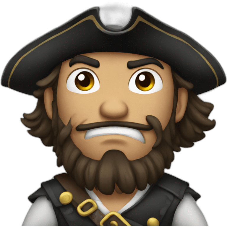 angry pirate emoji