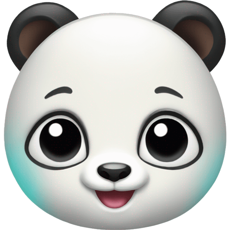 cute coquette panda emoji