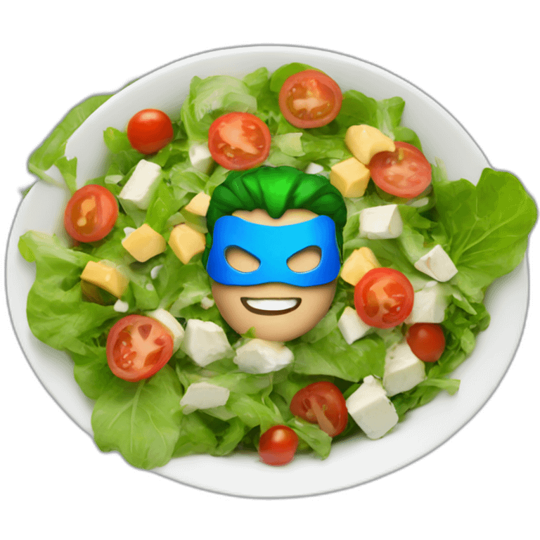 superhero salad emoji