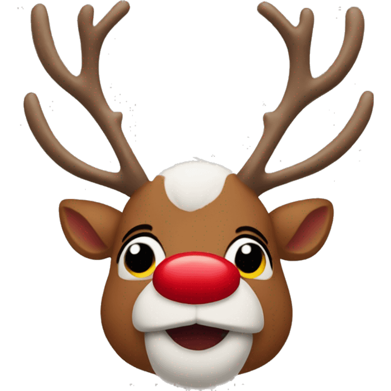 rudolph the red nosed reindeer emoji