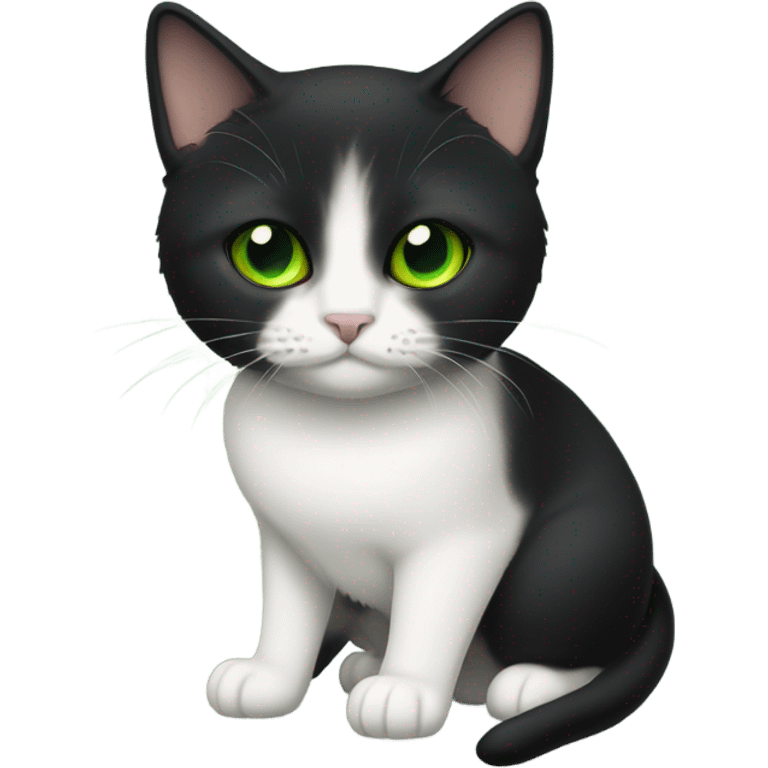 Black munchkin cat emoji