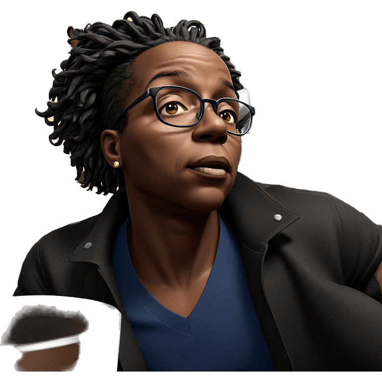 stylish dark-skinned male portrait emoji