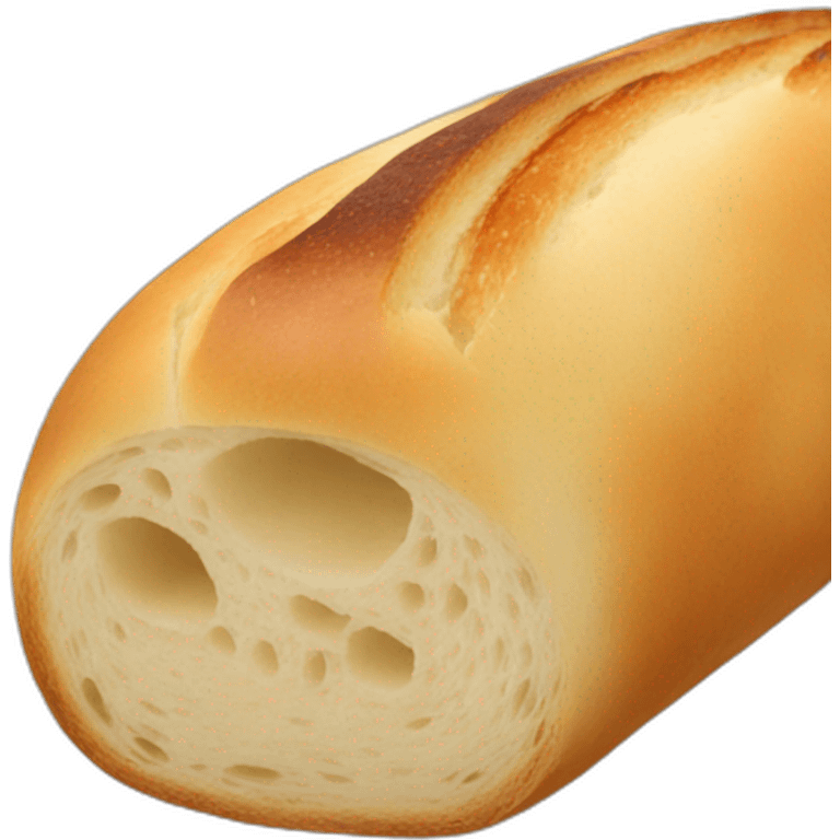 baguette-looking-french emoji