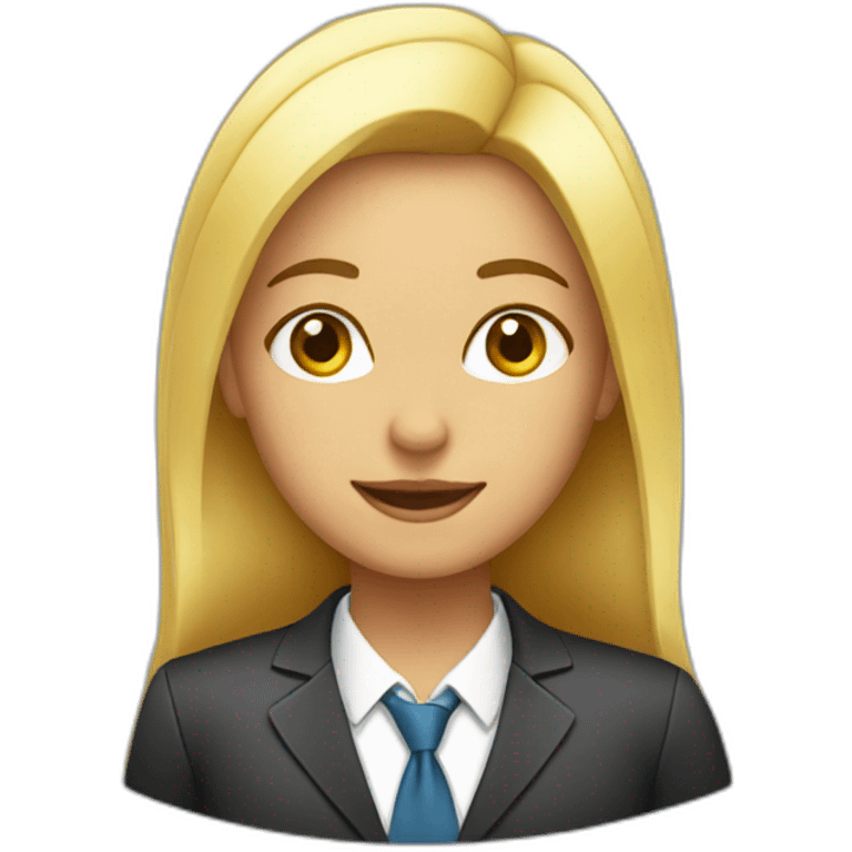 businessman girl emoji