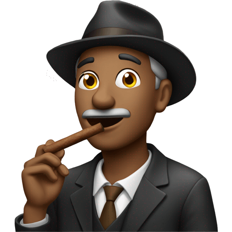 man with cigar emoji