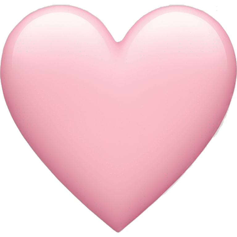 Pastel pink heart emoji