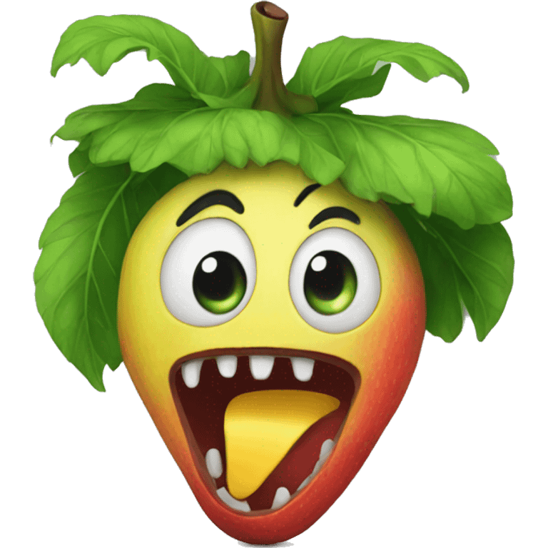 Fear fruit emoji