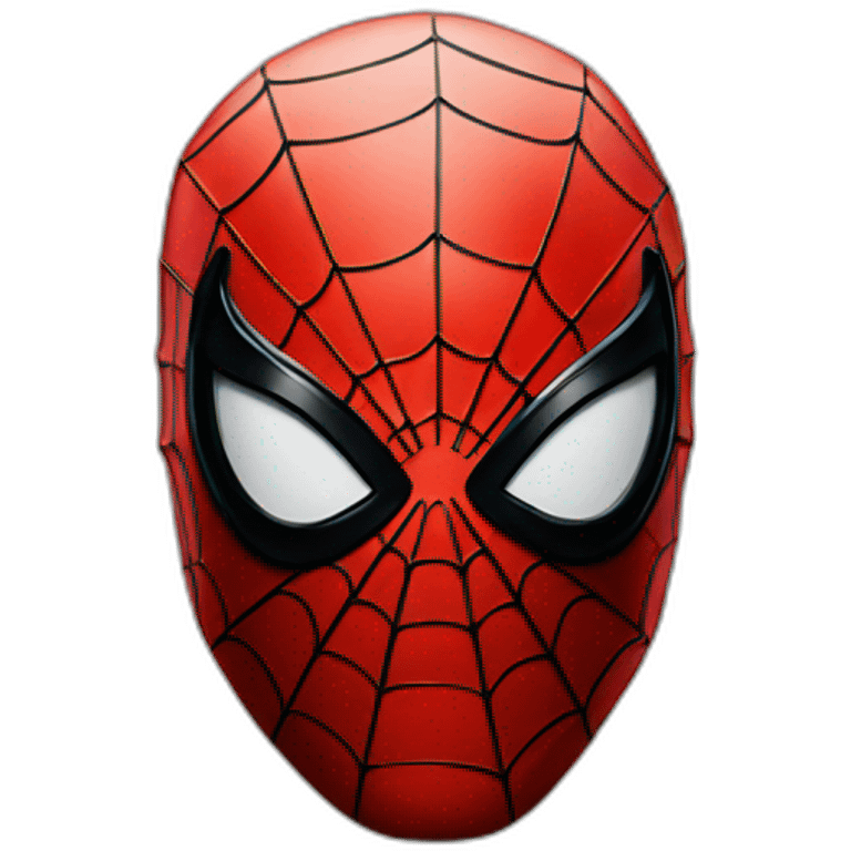 Spider-man red mask emoji