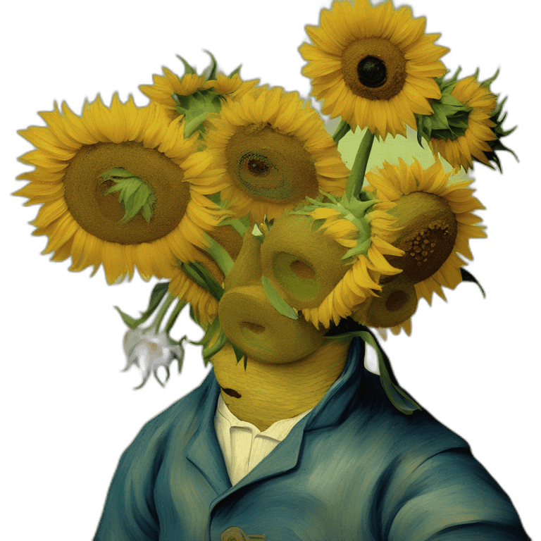 Les tournesols de Van Gogh emoji