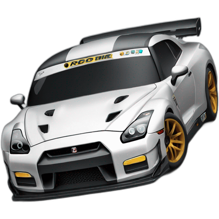 Rc car gtr emoji