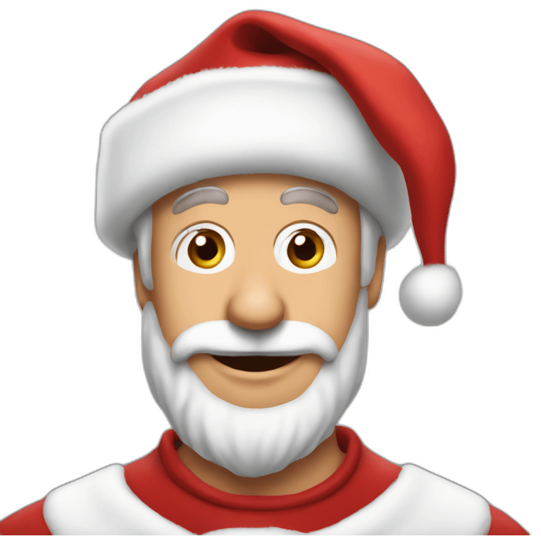 Tim Allen as Santa emoji