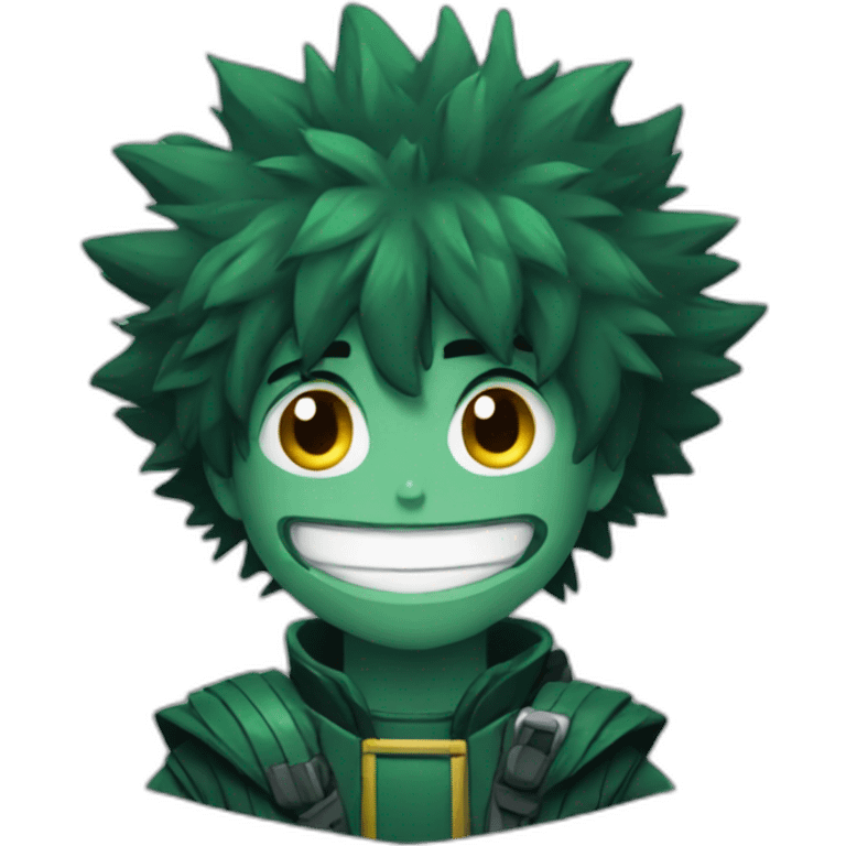 Dark deku Mha emoji