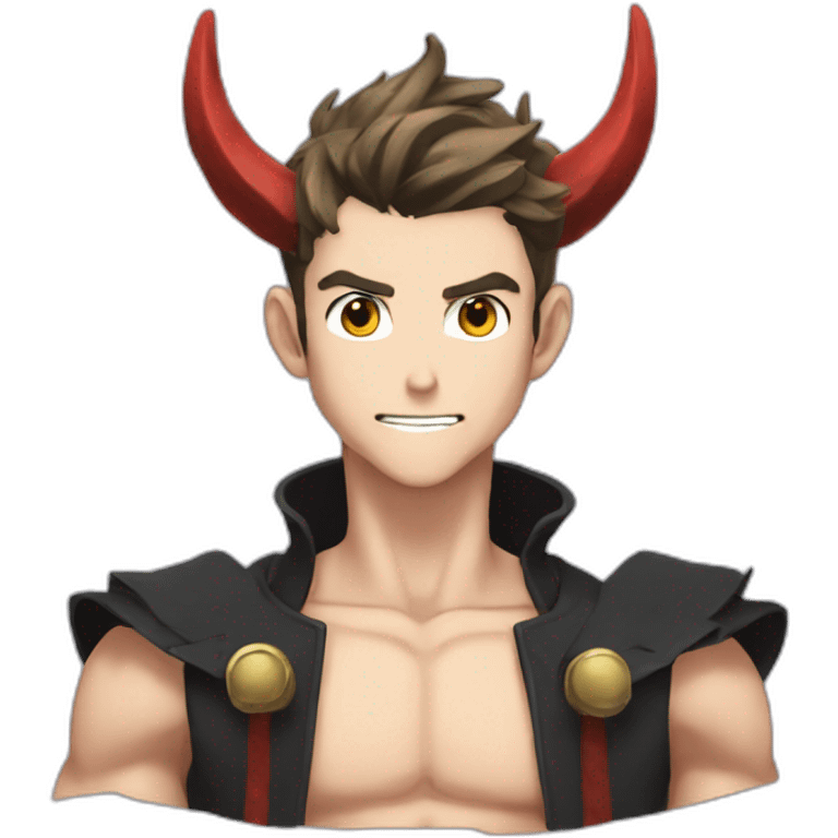 Combodgien anime demon beau gosse emoji