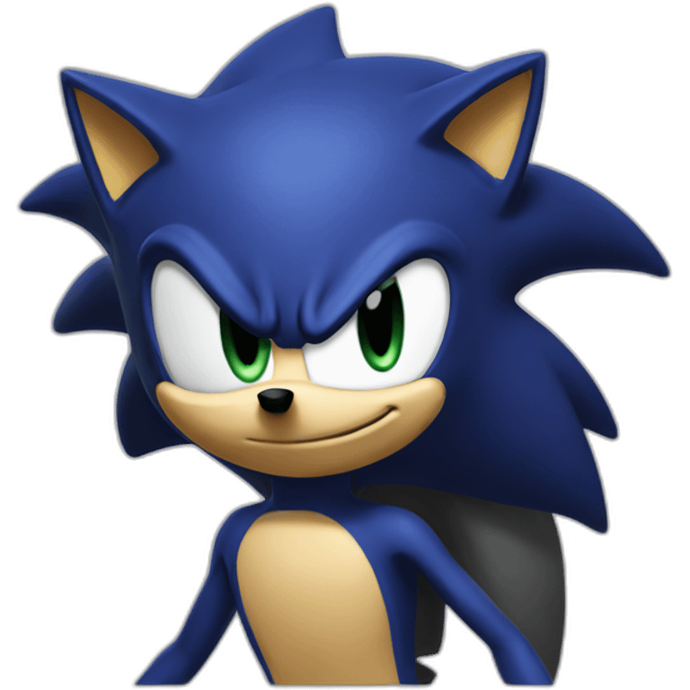 Shadow sonic character emoji