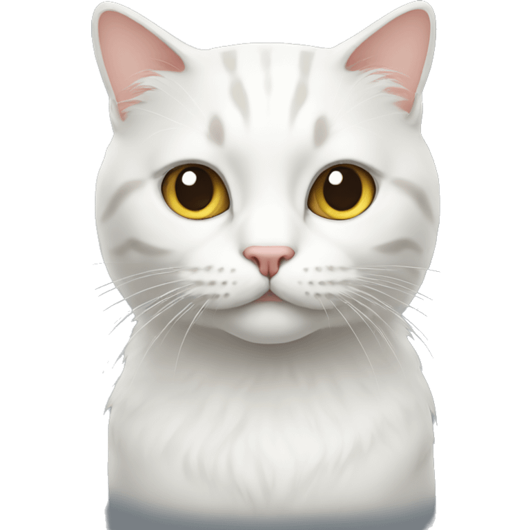 Cat White  emoji