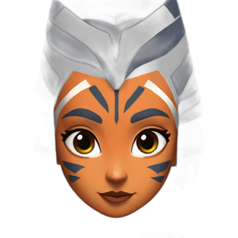 Sexy Ahsoka Tano (portrait, front facing) bikini (small horns) emoji