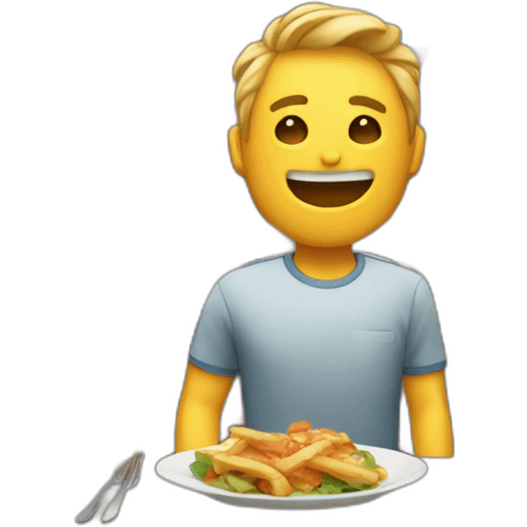 Shorts-in-restaurant emoji