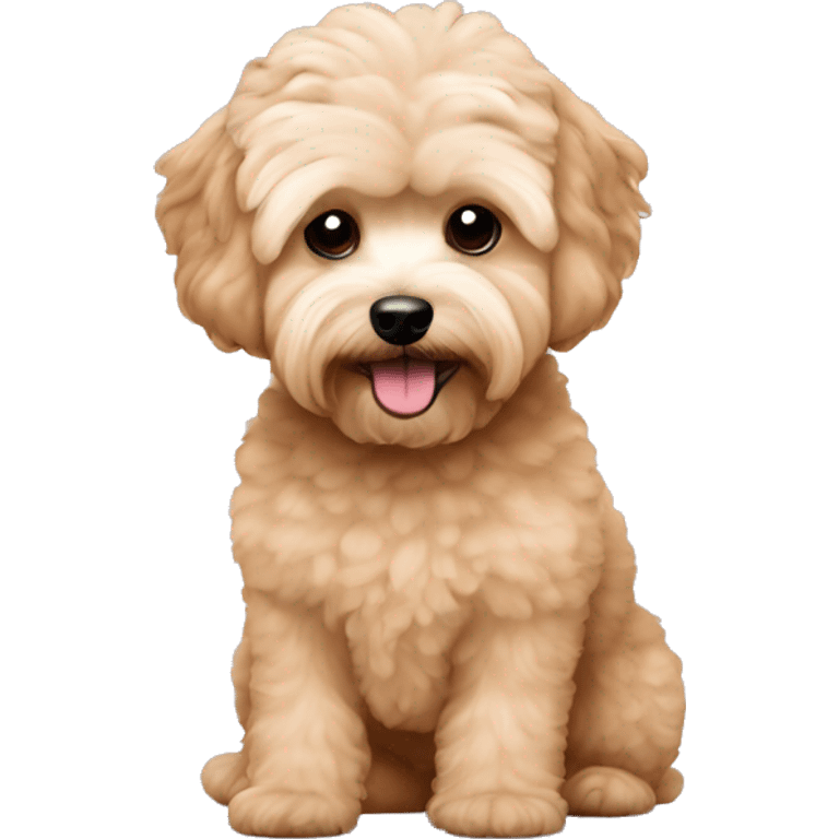 Apricot maltipoo emoji