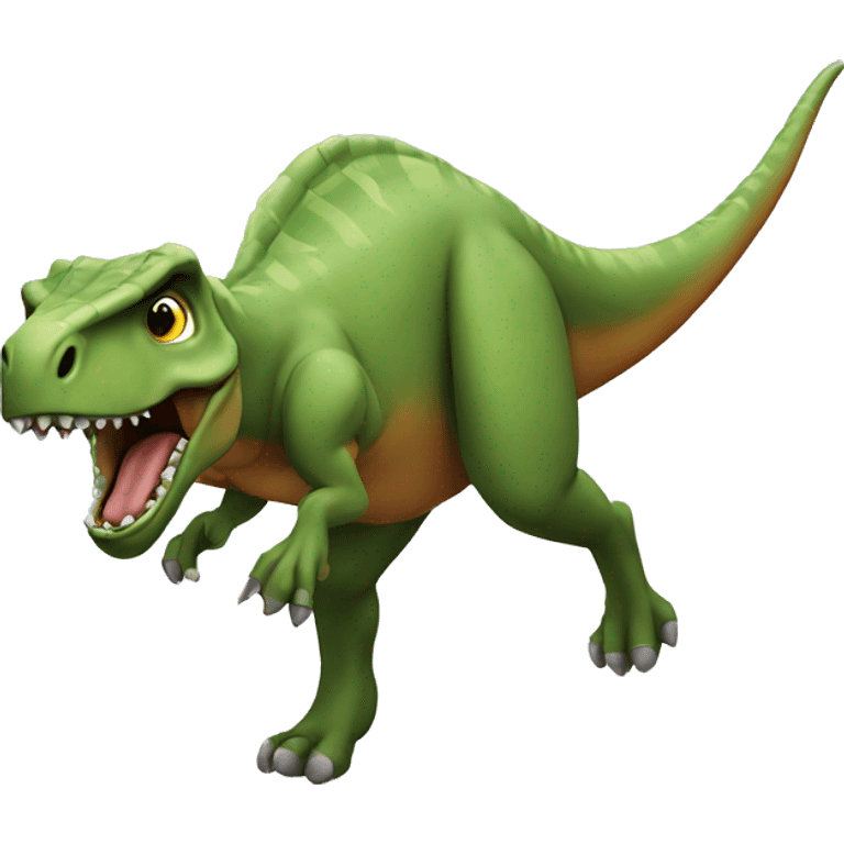 Dinosaur running emoji