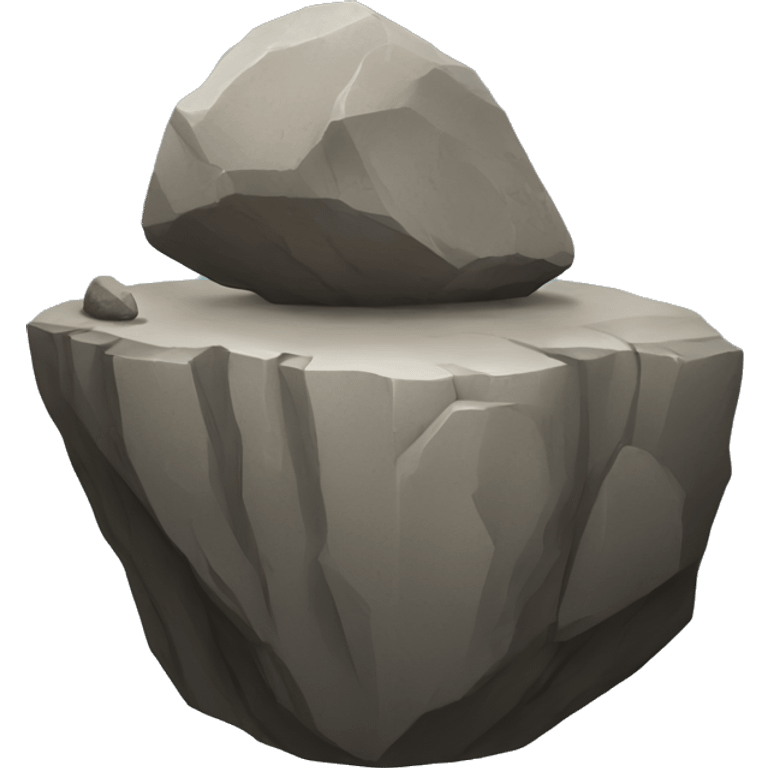 rock and a hard place emoji